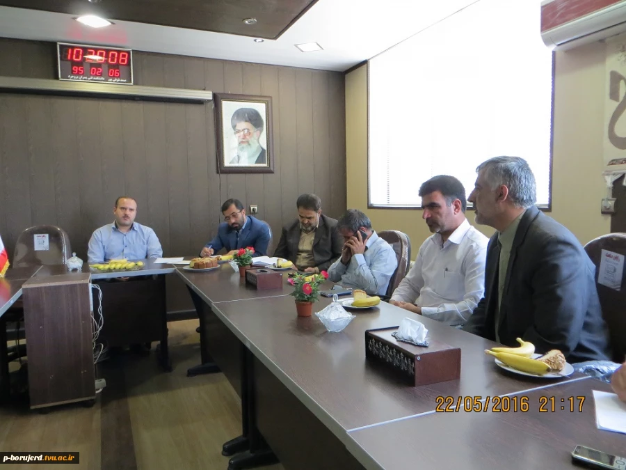 جلسه مسئولین مرکز با نماینده منتخب مردم بروجرد در مجلس شورای اسلامی