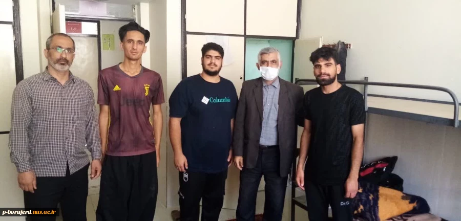 بازدید مسئولین محترم حراست و معاون آموزشکده فنی و حرفه ای پسران بروجرد از سرای دانشجویی الغدیر 3