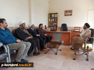 برگزاری نشست مشترک با حجت الاسلام موسوی رئیس اداره تبلیغات اسلامی شهرستان بروجرد