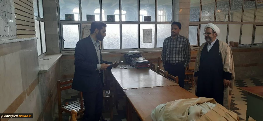 قول مساعد رئیس محترم اداره اوقاف و امور خیریه شهرستان بروجرد جهت تجهیز و بهسازی نمازخانه آموزشکده پسران بروجرد 2