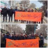 حضور پرشور پرسنل ,اساتید و دانشجویان دانشکده فنی پسران بروجرد در راهپیمایی ۲۲ بهمن ماه ۱۴۰۳ 2