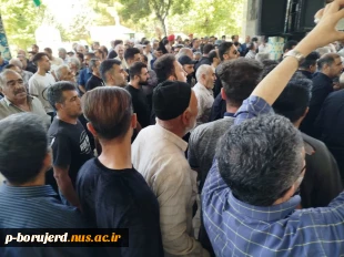مراسم باشکوه تشییع پیکر مطهر پنج تن از شهدای والامقام حمله ددمنشانه و جنایتکارانه رژیم غاصب صهیونیستی  3