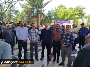 مراسم باشکوه تشییع پیکر مطهر پنج تن از شهدای والامقام حمله ددمنشانه و جنایتکارانه رژیم غاصب صهیونیستی  4