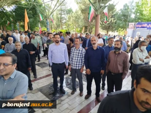 مراسم باشکوه تشییع پیکر مطهر پنج تن از شهدای والامقام حمله ددمنشانه و جنایتکارانه رژیم غاصب صهیونیستی  5