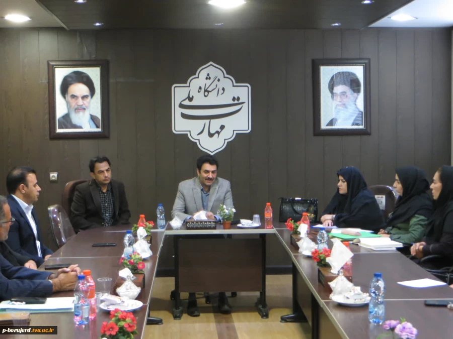 بازدید میدانی رئیس دانشگاه ملی مهارت استان لرستان و هیات همراه و برگزاری کارگروه بودجه استان 2