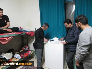 بازدید جامع معاونت آموزشی و دانشجویی از سرای دانشجویی شهید محمد بروجردی 5
