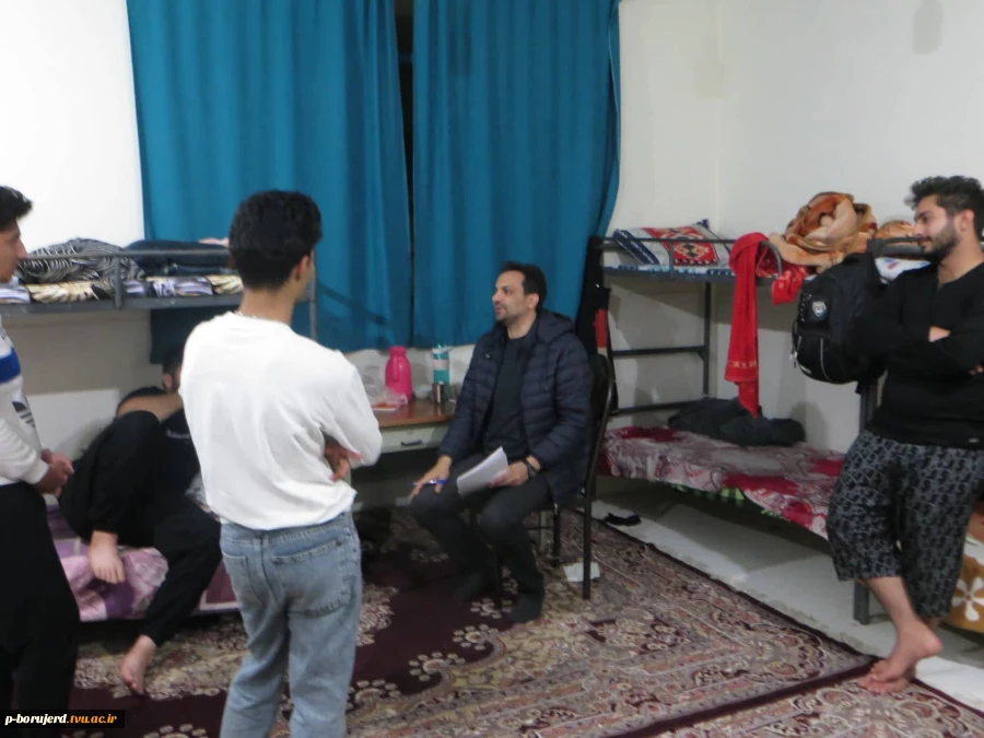 بازدید جامع معاونت آموزشی و دانشجویی از سرای دانشجویی شهید محمد بروجردی 6